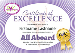 A4 Certificate